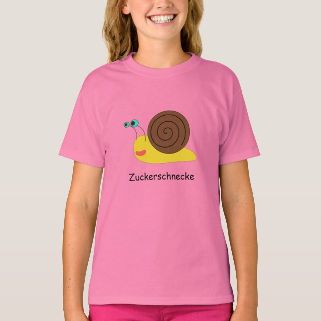 Mädchen T-shirt "Zuckerschnecke" (Front)
