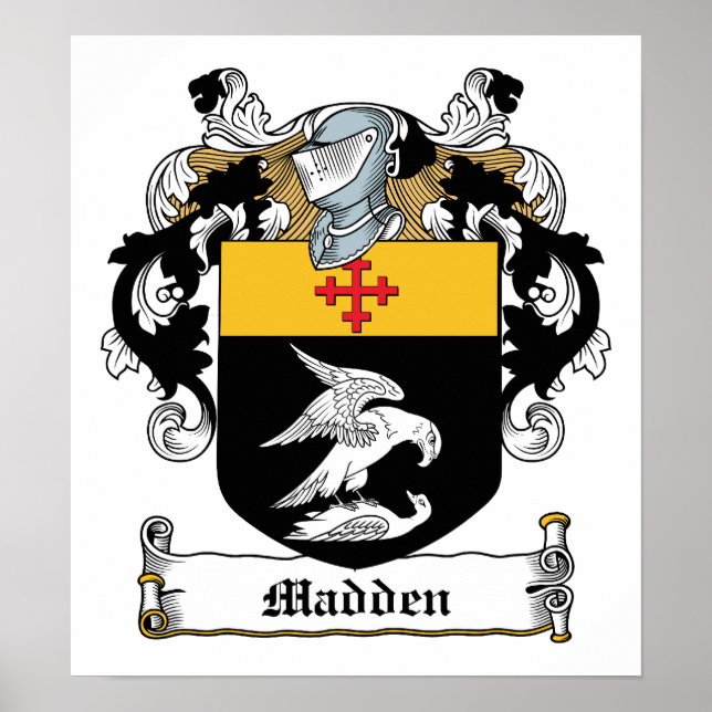 Madden Family Crest Poster (Front)
