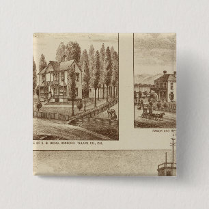 Madden residence, Water Works 15 Cm Square Badge
