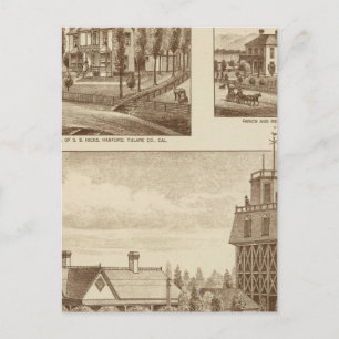 Madden residence, Water Works Postcard