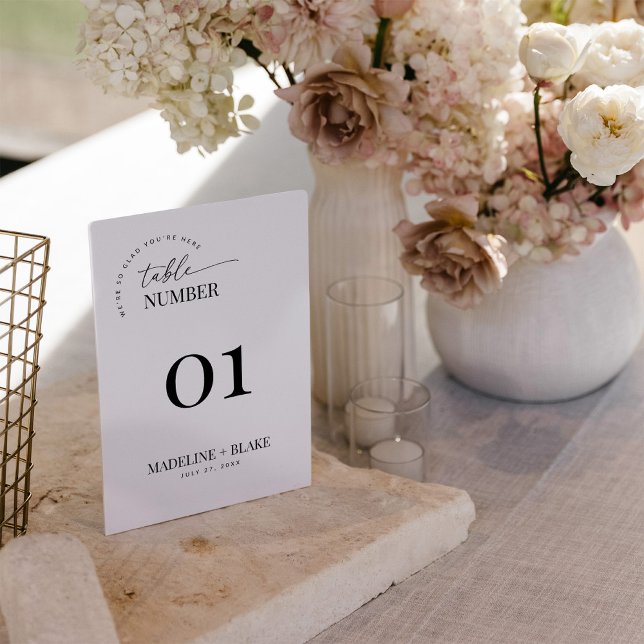 MADDIE Modern Table Number Card (Creator Uploaded)
