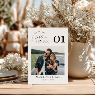 MADDIE Table Numbers with Photo