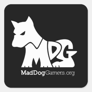 MadDogGamers Official Stickers (White Logo)