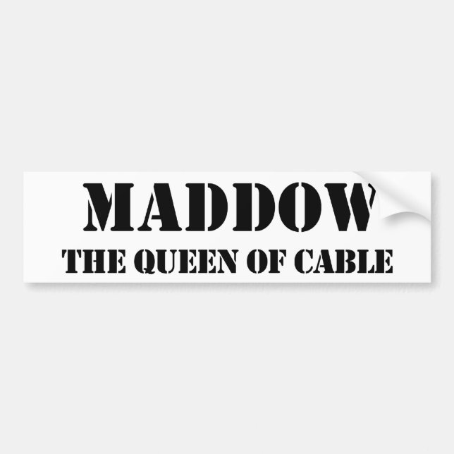 Maddow bumper sticker (Front)