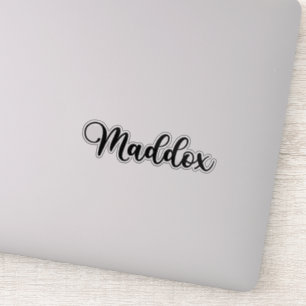 Maddox Name - Handwritten Calligraphy