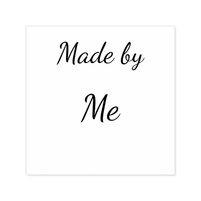 Made by Me Custom Self-inking Stamp (Design)