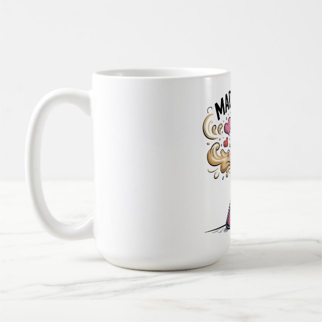 Made By Mom Coffee Mug (Left)