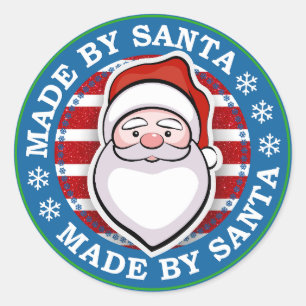 Made by Santa Classic Round Sticker