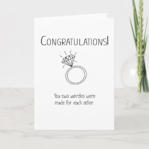 Made for Each Other Engagement Card