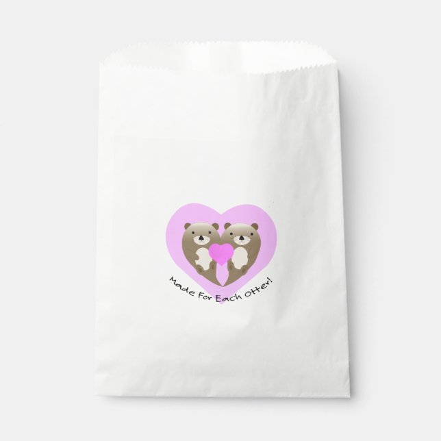Made for Each Otter Favour Bags (Front)