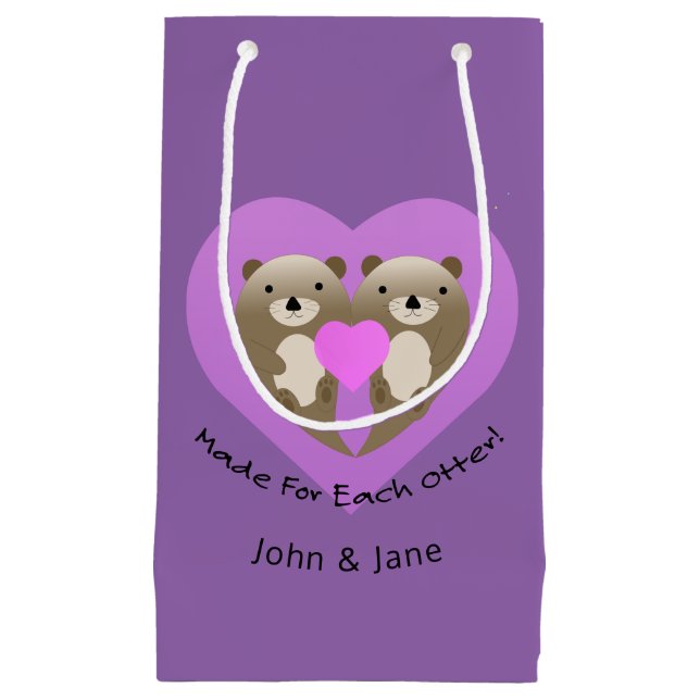 Made for Each Otter Small Gift Bag (Front)