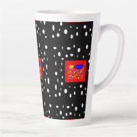 MADE FOR KAREN RED AND BLACK WHITE NAMED