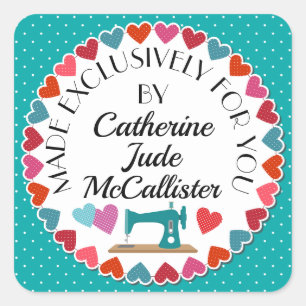 Made For You Designer Seamstress Sticker