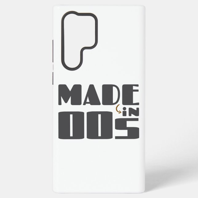 Made in 00s samsung galaxy s22 ultra case (Back)