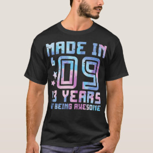 Made In 09 13 Years Awesome 13th Birthday Born In  T-Shirt