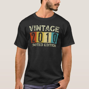 Made In 12 Year Old  Vintage 2010 12th Birthday T-Shirt