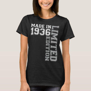 Made In 1936 86th Birthday 86 Year Old T-Shirt