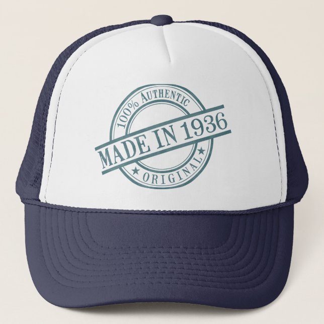 Made in 1936 trucker hat (Front)