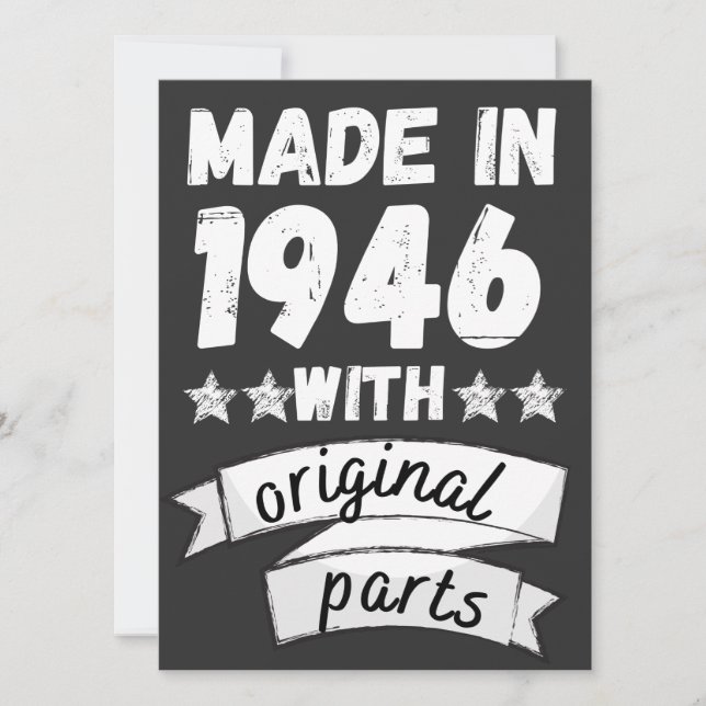 made in 1946 with original parts, (Front)