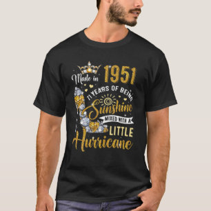 Made In 1951 71 Year Old Gifts Womens Sunshine 71S T-Shirt