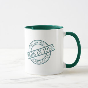 Made in 1952 Circular Stamp Style Logo Mug