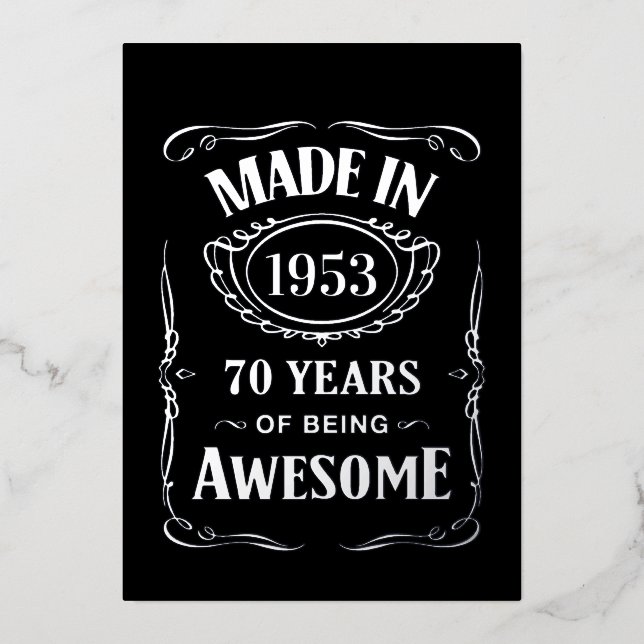 Made in 1953 70 years of being awesome 2023 bday (Front)
