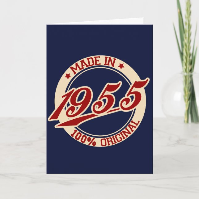 Made In 1955 Card (Front)