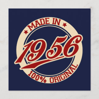Made In 1956 Card