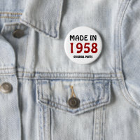 Made in 1958, Original Parts,