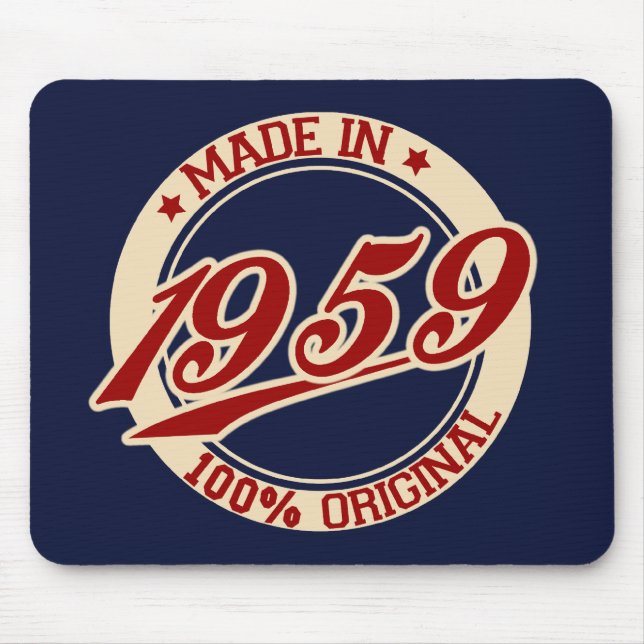 Made In 1959 Mouse Pad (Front)
