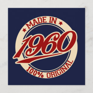 Made In 1960 Card