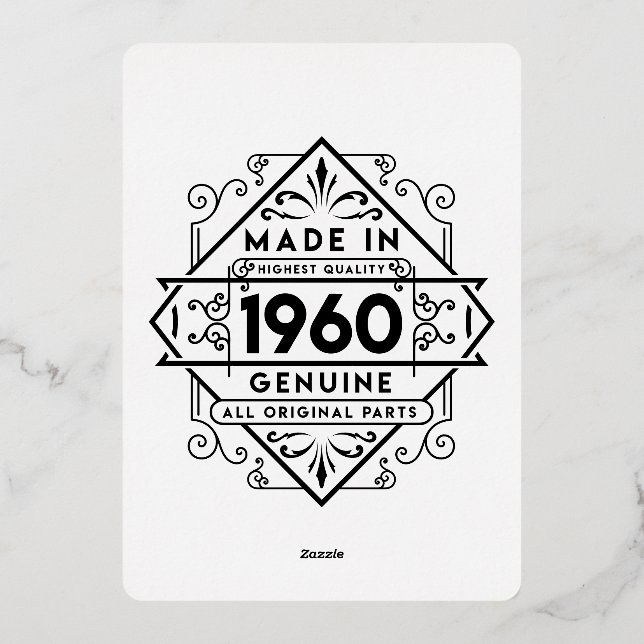 made in 1960 genuine  (Back)