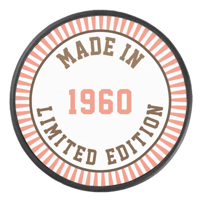 Made in 1960 hockey puck (Front)
