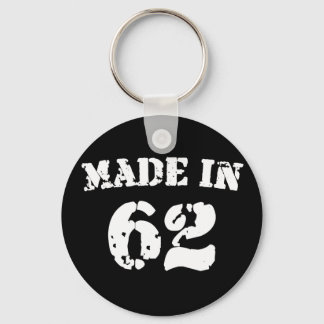 Made In 1962 Key Ring