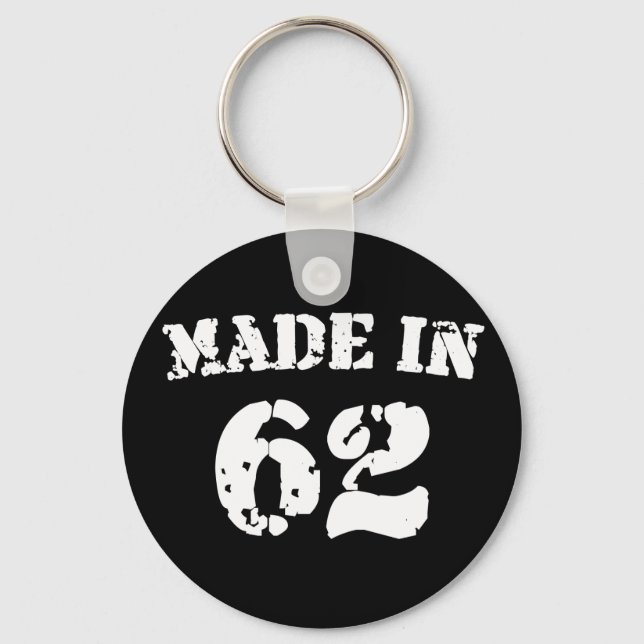 Made In 1962 Key Ring (Front)