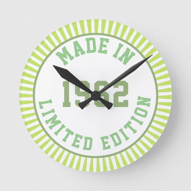 Made in 1962 round clock (Front)