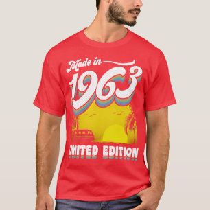 Made in 1963 60th Birthday Gift 60 Years Old 60th T-Shirt