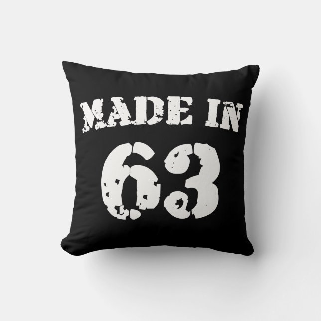 Made In 1963 Cushion (Front)