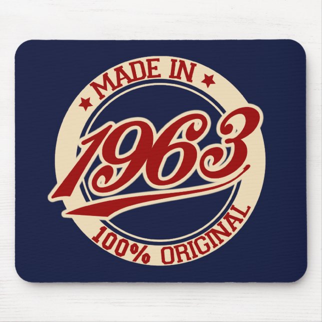 Made In 1963 Mouse Pad (Front)