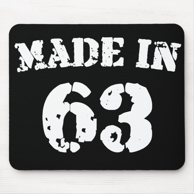 Made In 1963 Mouse Pad (Front)