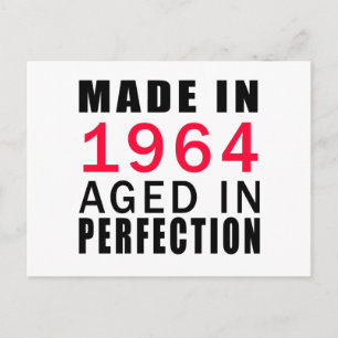 Made In 1964 Aged In Perfection Postcard