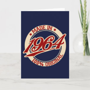 Made In 1964 Card