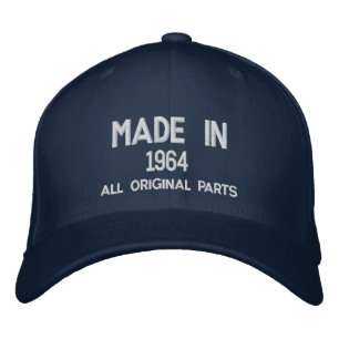 Made in 1964 Embroidered Cap - Customisable