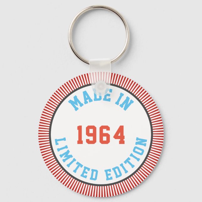 Made in 1964 key ring (Front)