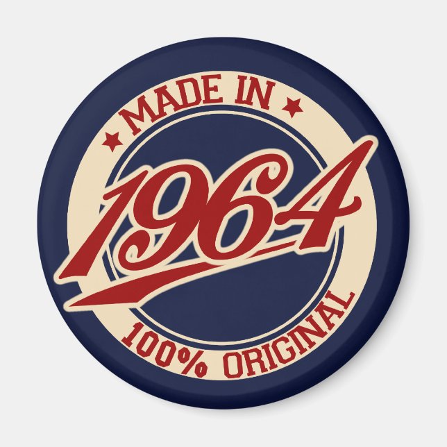 Made In 1964 Magnet (Front)
