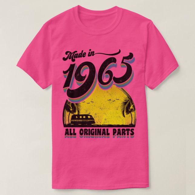 Made in 1965 All Original Parts T-Shirt (Design Front)
