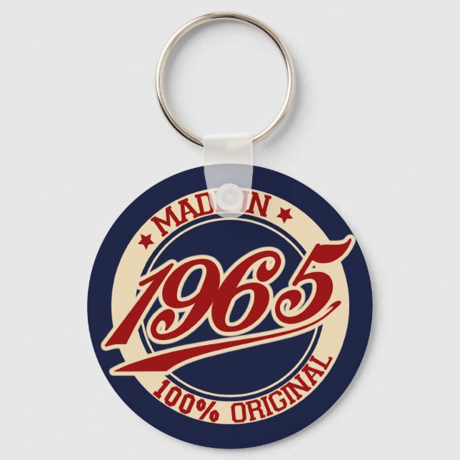 Made In 1965 Key Ring (Front)