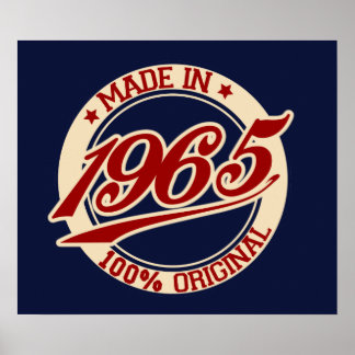 Made In 1965 Poster