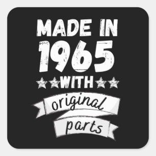 made in 1965 with original parts, square sticker