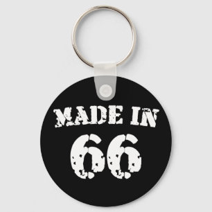 Made In 1966 Key Ring
